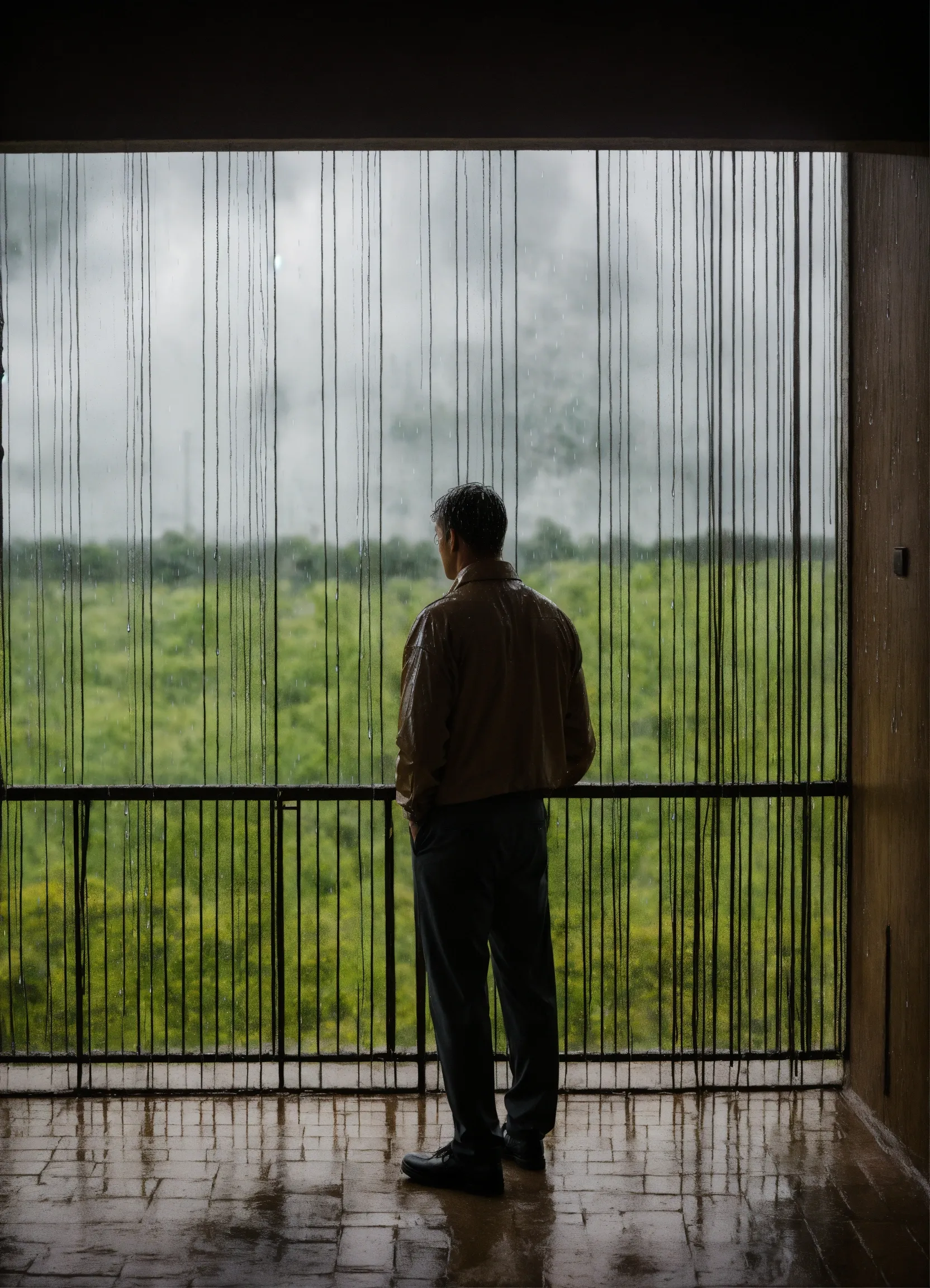 Natural light through windows